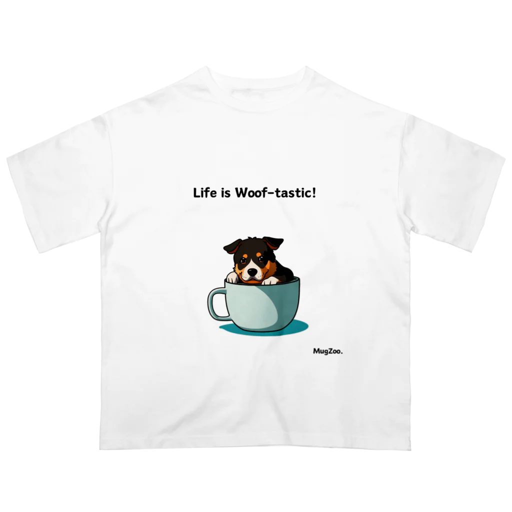 MugZooの【MugZoo】シリーズ #03 ワンちゃん オーバーサイズTシャツ