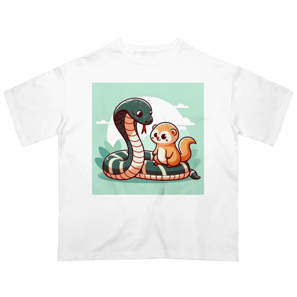 春薫杜のグースとコッピー Oversized T-Shirt