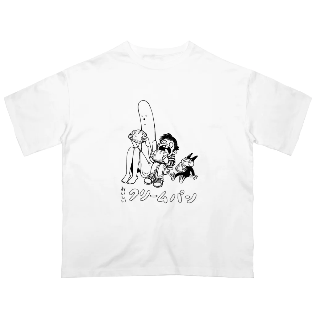 UETSUJI Shotaroのおいしいクリームパン オーバーサイズTシャツ