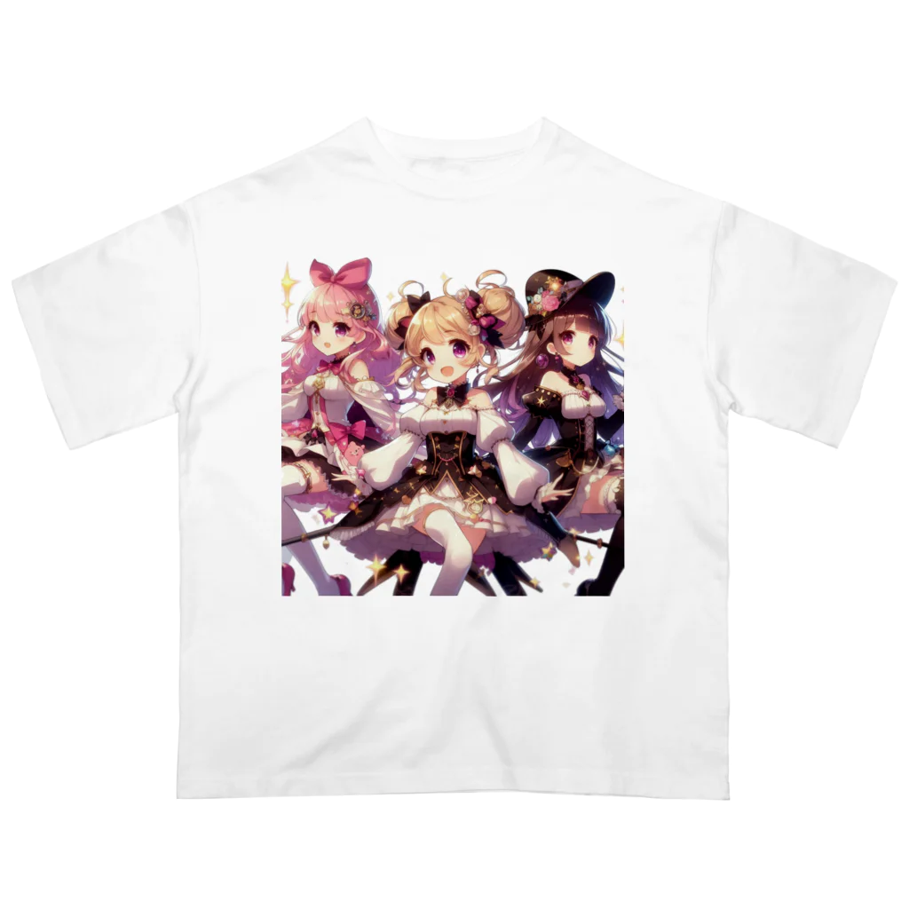 ひろひろショップの魔法少女 Oversized T-Shirt