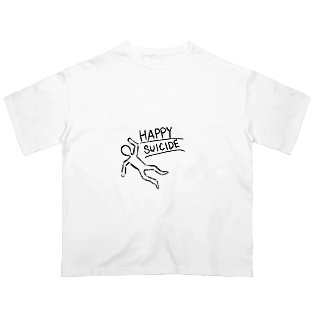 めめんともりのHAPPY SUICIDE Oversized T-Shirt