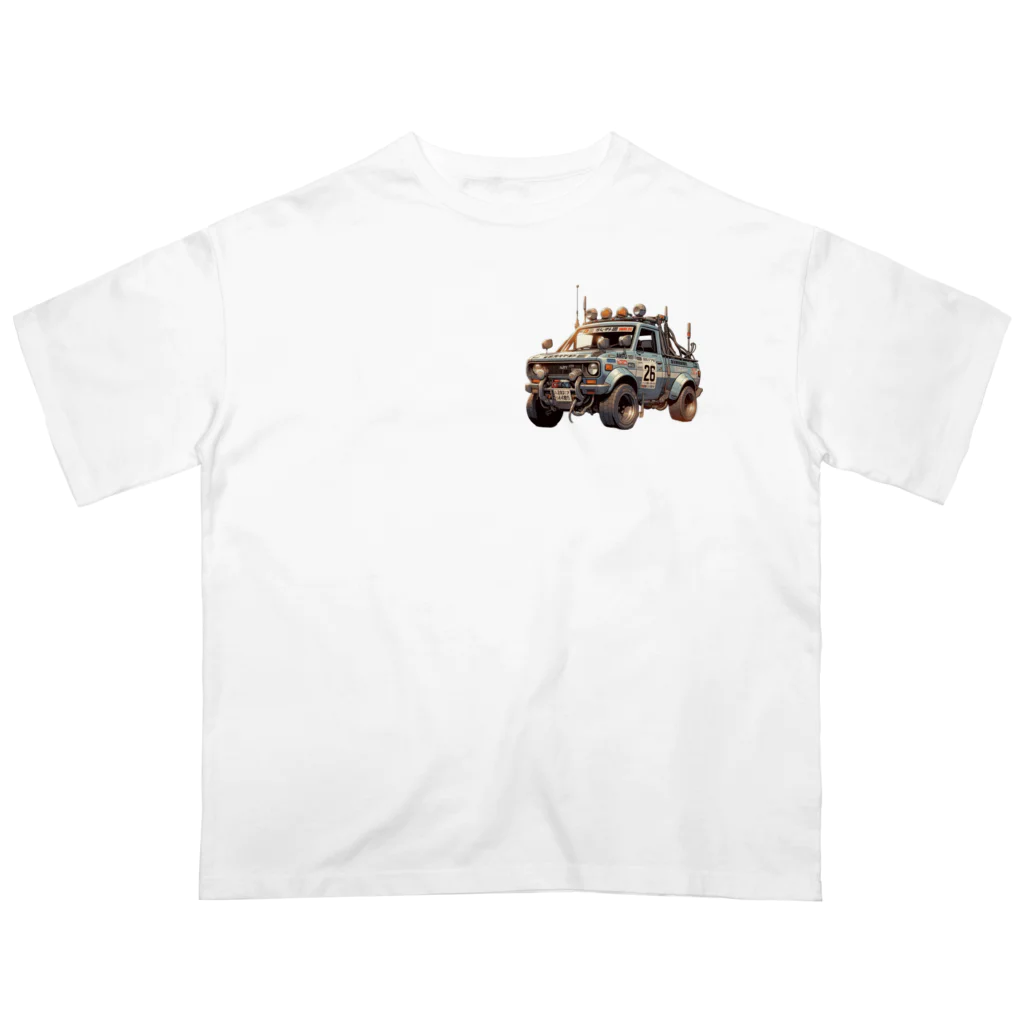 SaBATaNの車シリーズ2 オーバーサイズTシャツ