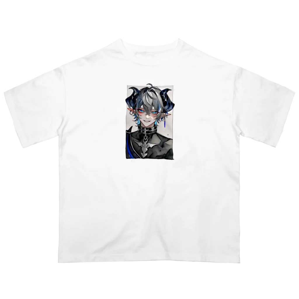 momonekokoの微笑む悪魔 オーバーサイズTシャツ