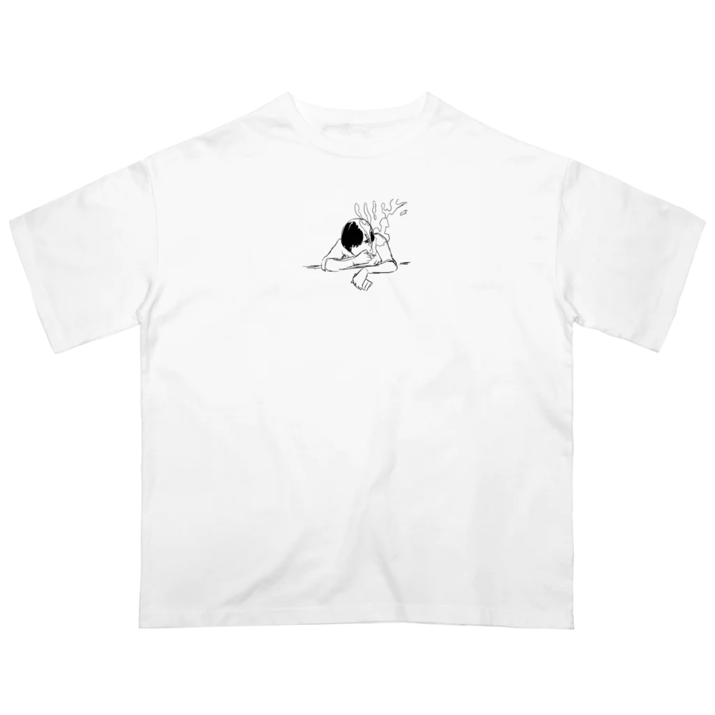 ダークゆうたの煙草を吸っている人 オーバーサイズTシャツ