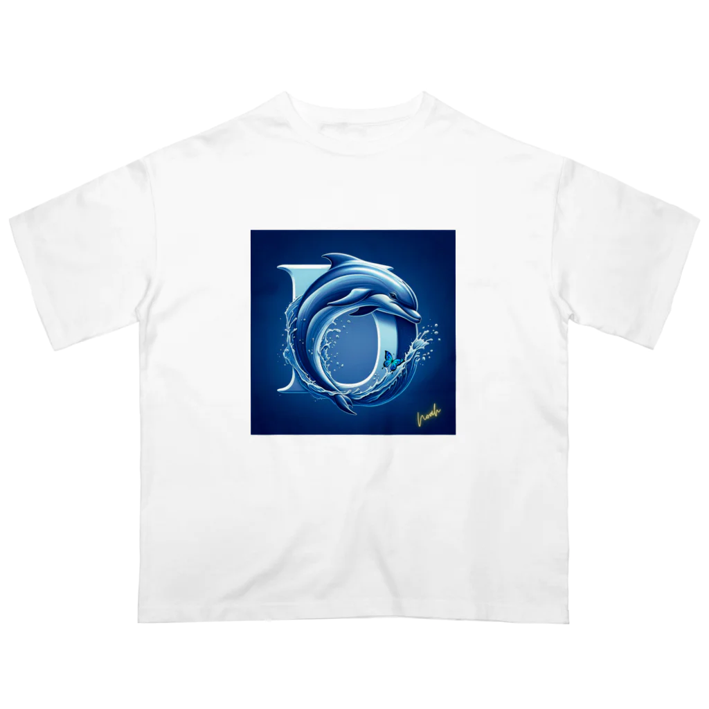 NaturalCanvasのDolphin オーバーサイズTシャツ