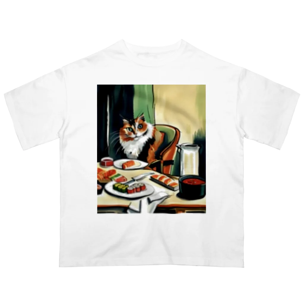 Ppit8のI love Sushi!! オーバーサイズTシャツ