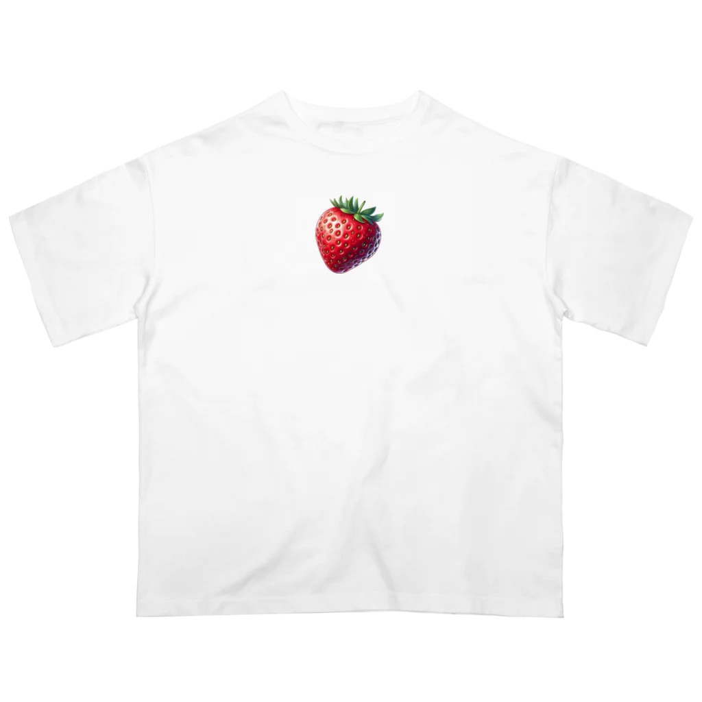 strawberry168のイチゴ柄 オーバーサイズTシャツ