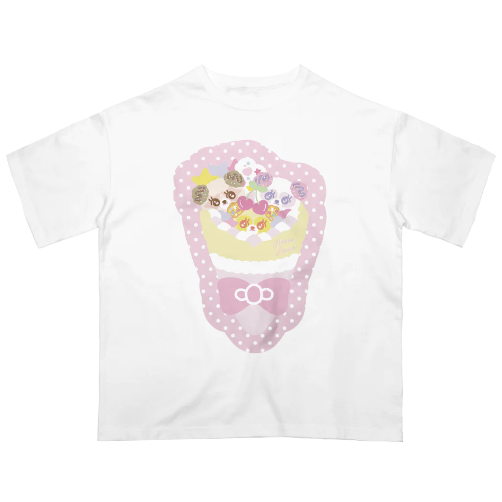 🎀りぼんぱ～ら～🎀のぱんだクレープ オーバーサイズTシャツ