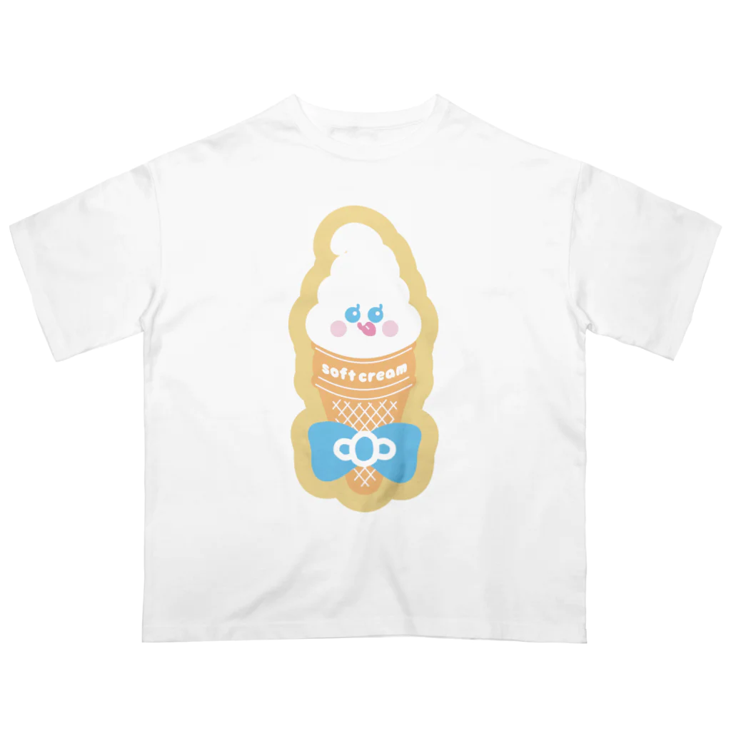 🎀りぼんぱ～ら～🎀のソフトクリーム オーバーサイズTシャツ