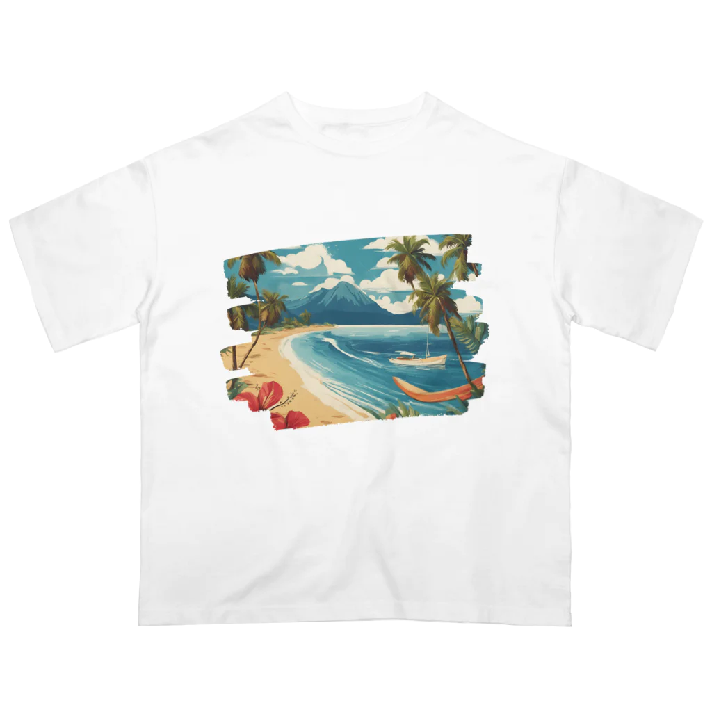 はちみつあめの常夏リゾート Oversized T-Shirt