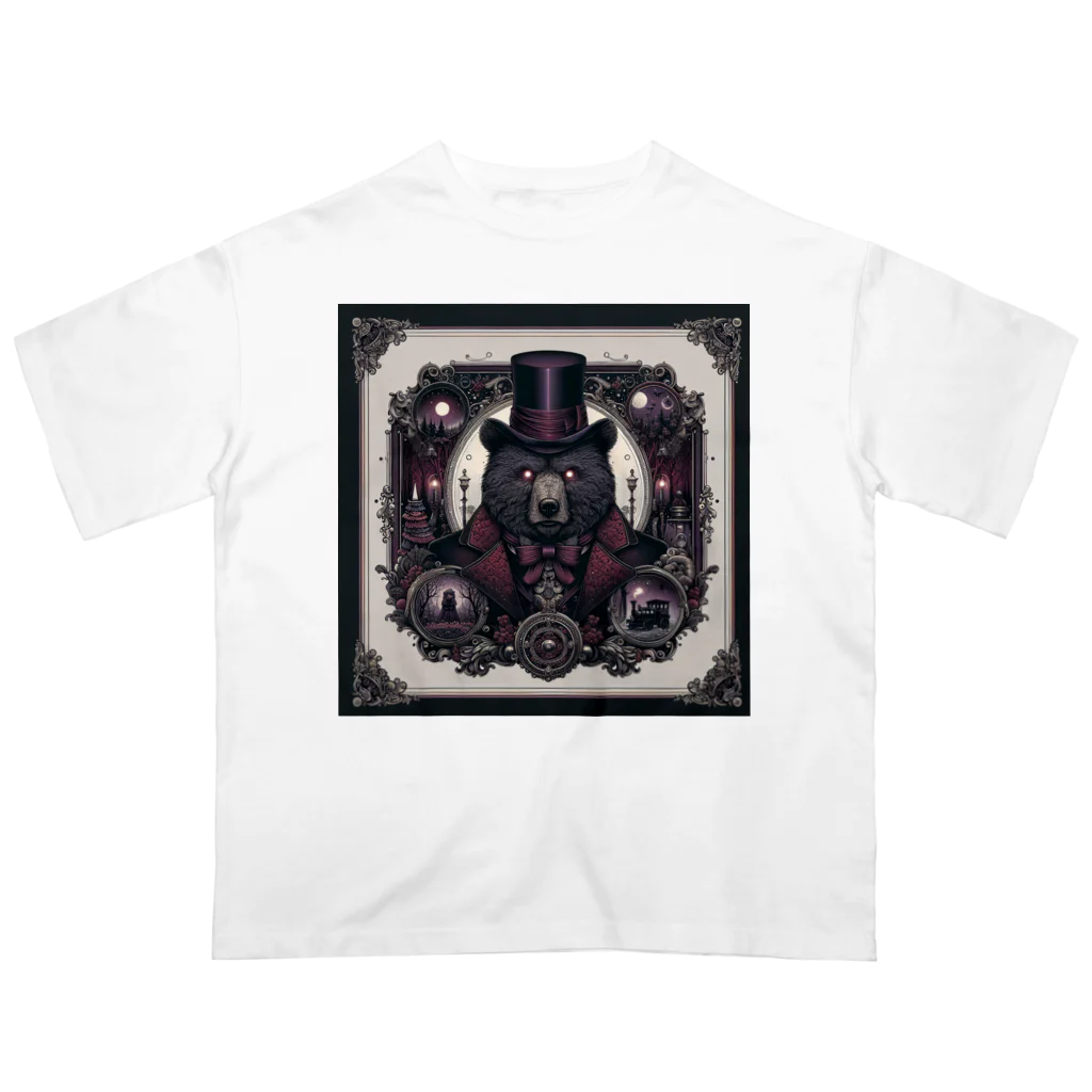 ３月ドラゴンのクマ紳士Ａ Oversized T-Shirt
