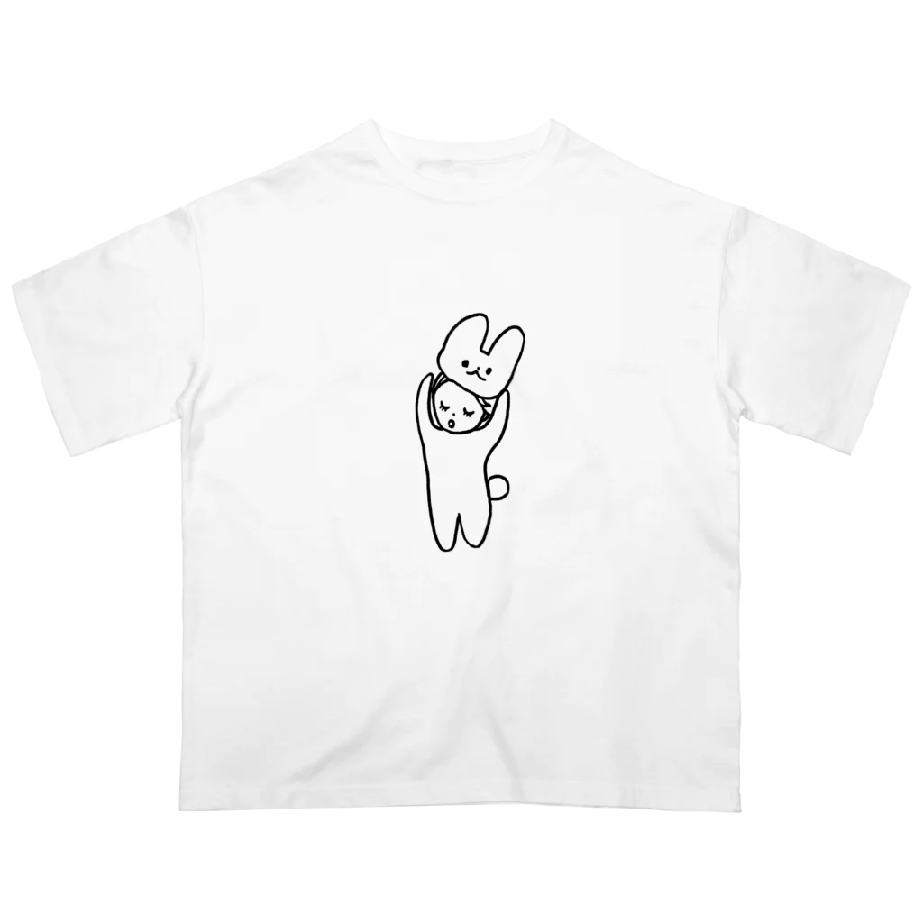 maocatのうさぎくん Oversized T-Shirt