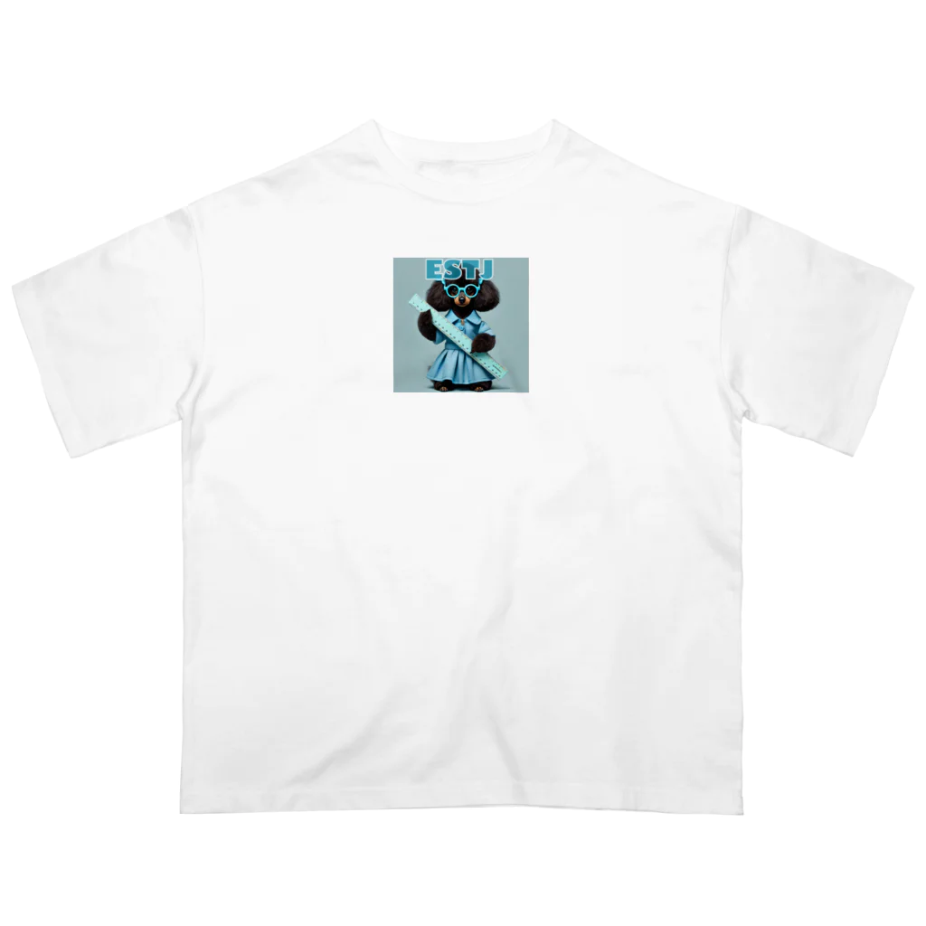 MsArtShopのESTJのトイプードル Oversized T-Shirt