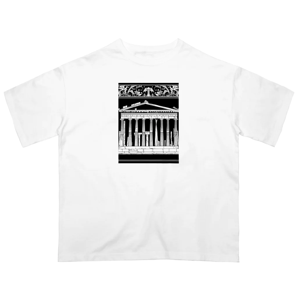 ZZRR12のギリシャの遺跡 Oversized T-Shirt