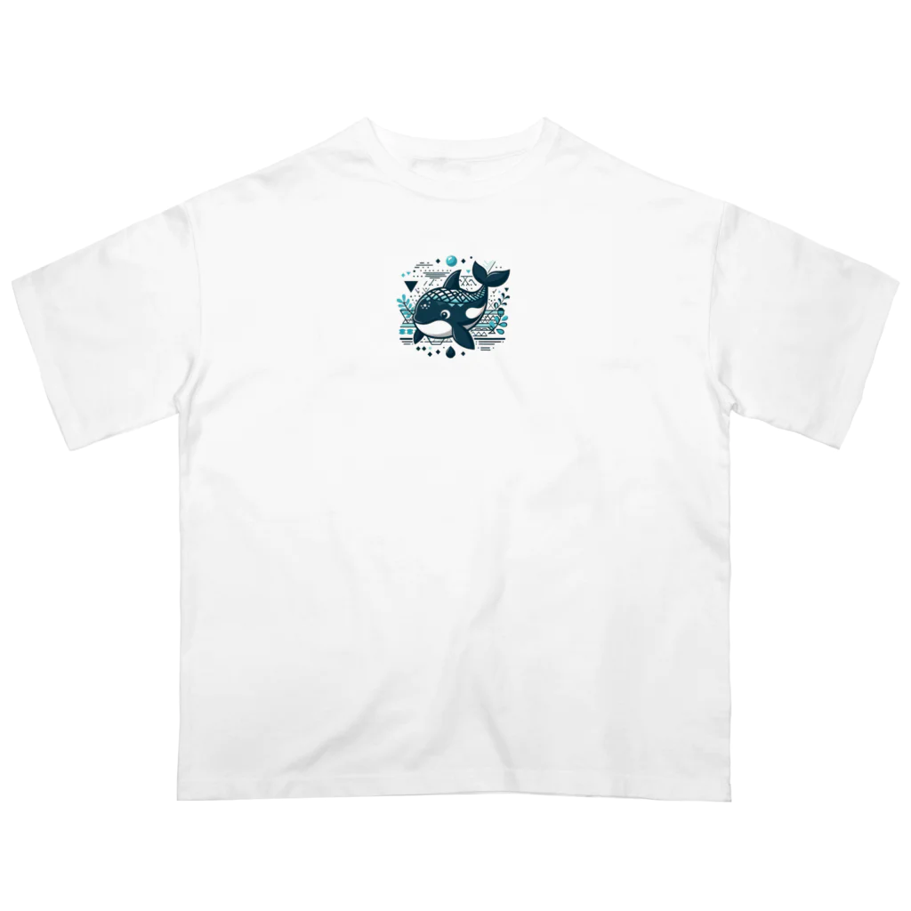 †魚虎†の魚虎クン オーバーサイズTシャツ