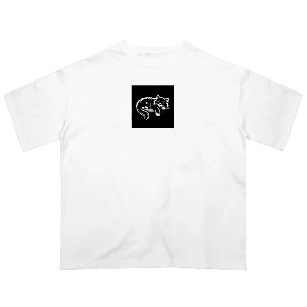 売る者のリラックス猫ちゃん Oversized T-Shirt