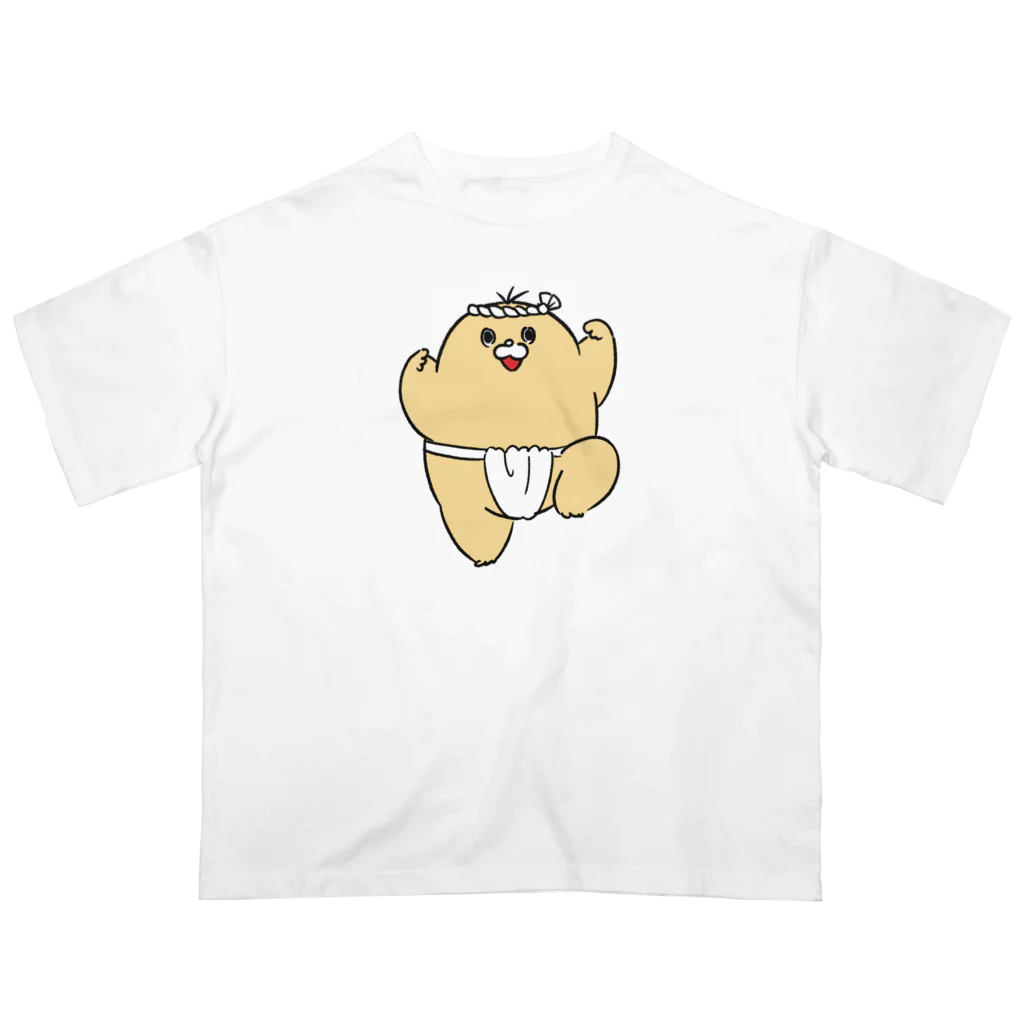 atelier-himedaのわっしょいもっふるくん オーバーサイズTシャツ