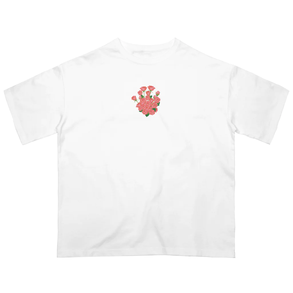 みさとの薔薇の花束 オーバーサイズTシャツ