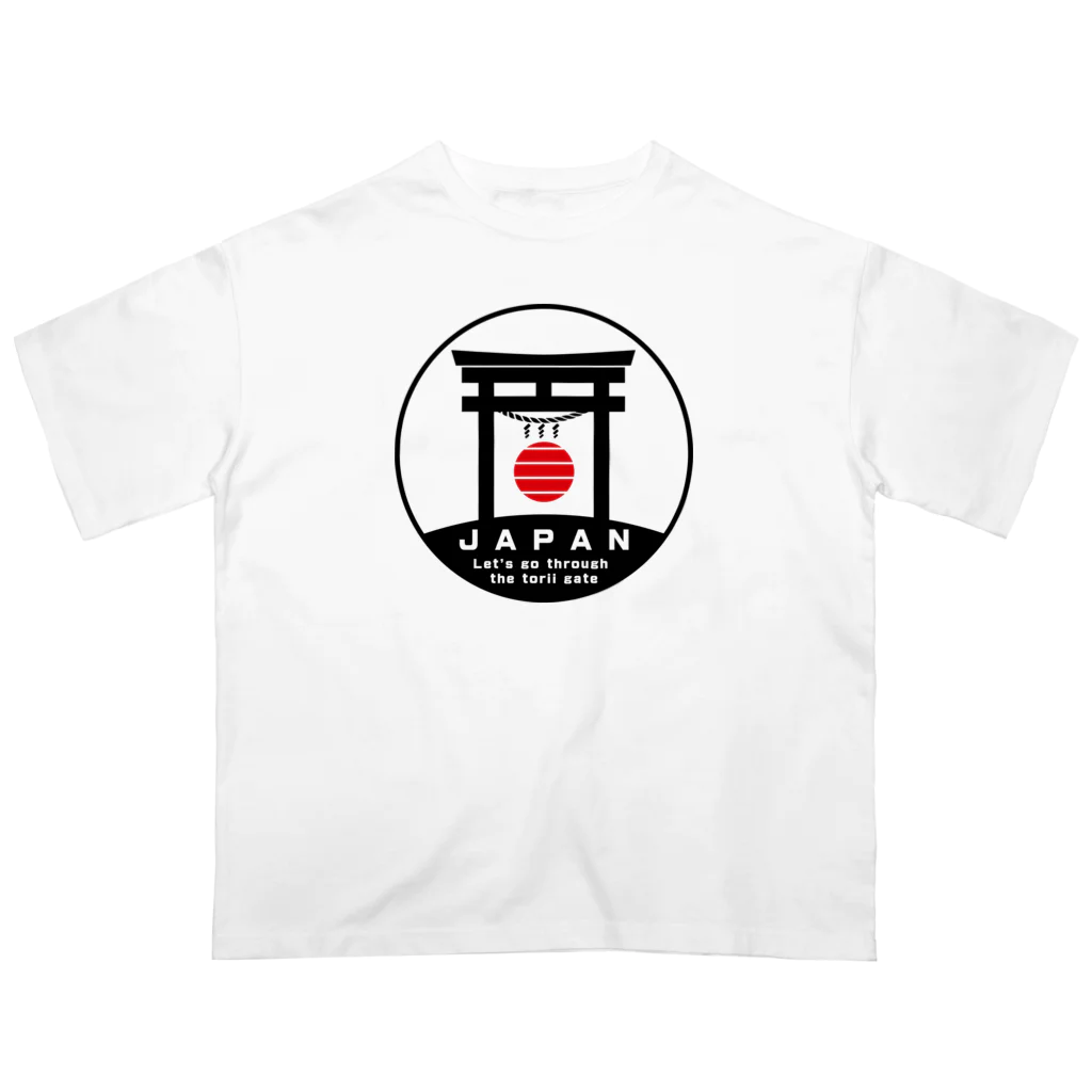 くりちこっちの鳥居をくぐりに行こう！ オーバーサイズTシャツ