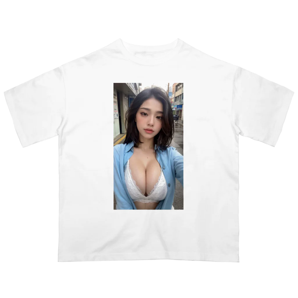 AI美女ワールドのクール Oversized T-Shirt