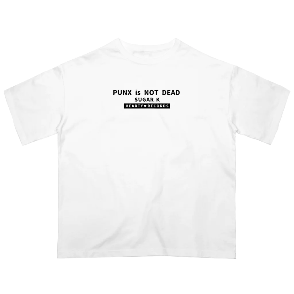 SUGAR.K ORIGINAL ITEMSのPUNX-出会い系【背中-②】【白系】 オーバーサイズTシャツ