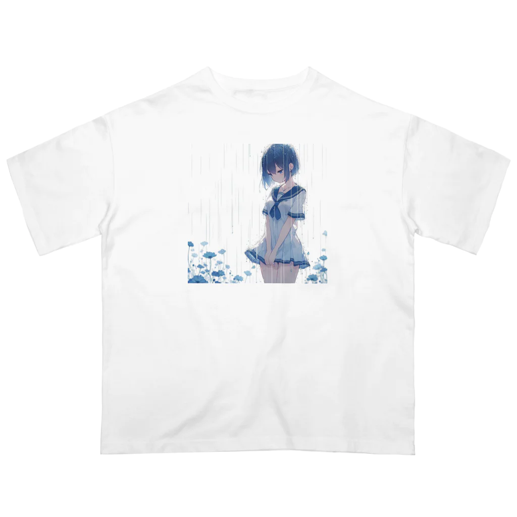 chika_22の千賀、傘を忘れる オーバーサイズTシャツ