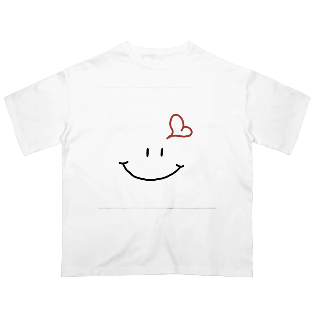 笑顔のheartちゃん オーバーサイズTシャツ