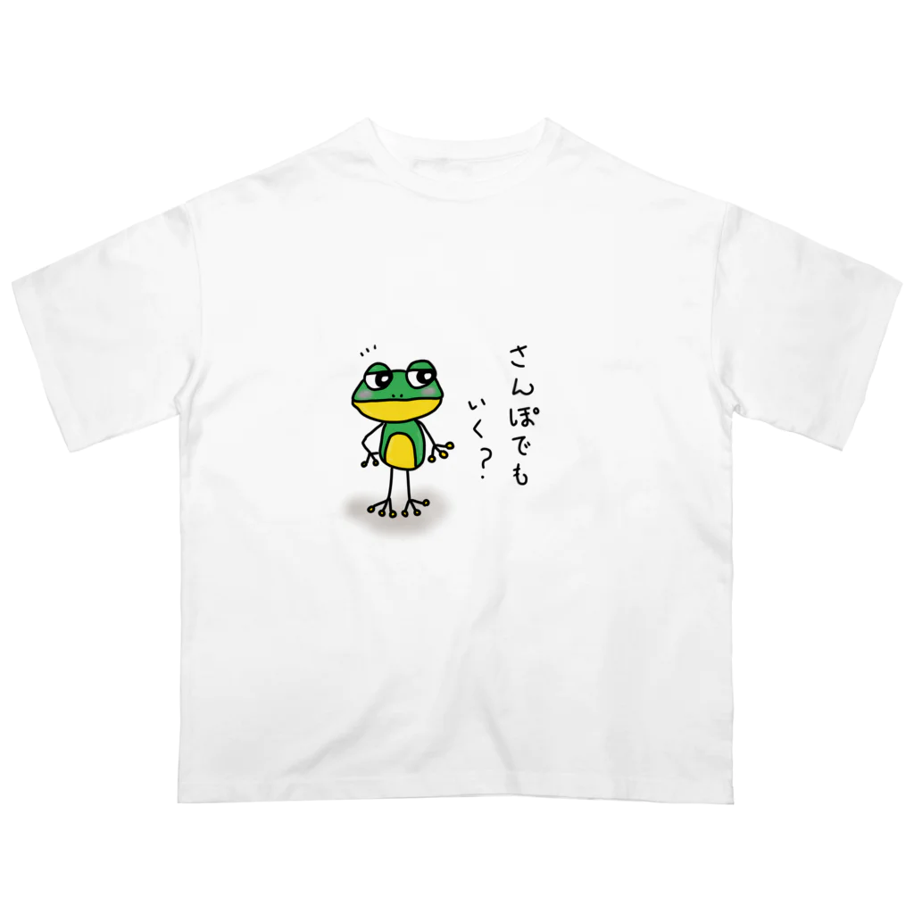 Mikanのカエルくん オーバーサイズTシャツ