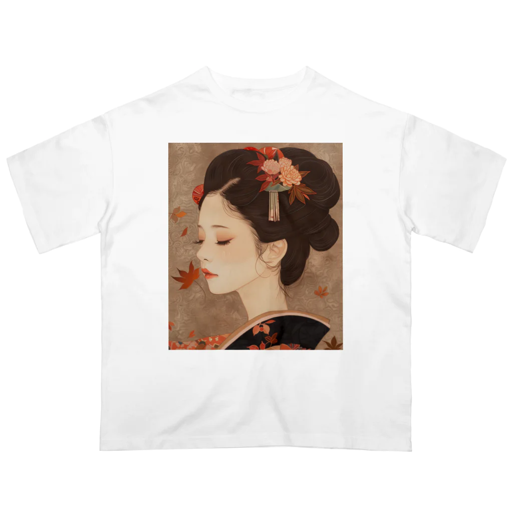 楚々想 so-so-soのUkiyo-e : Beautiful Japanese Girls オーバーサイズTシャツ