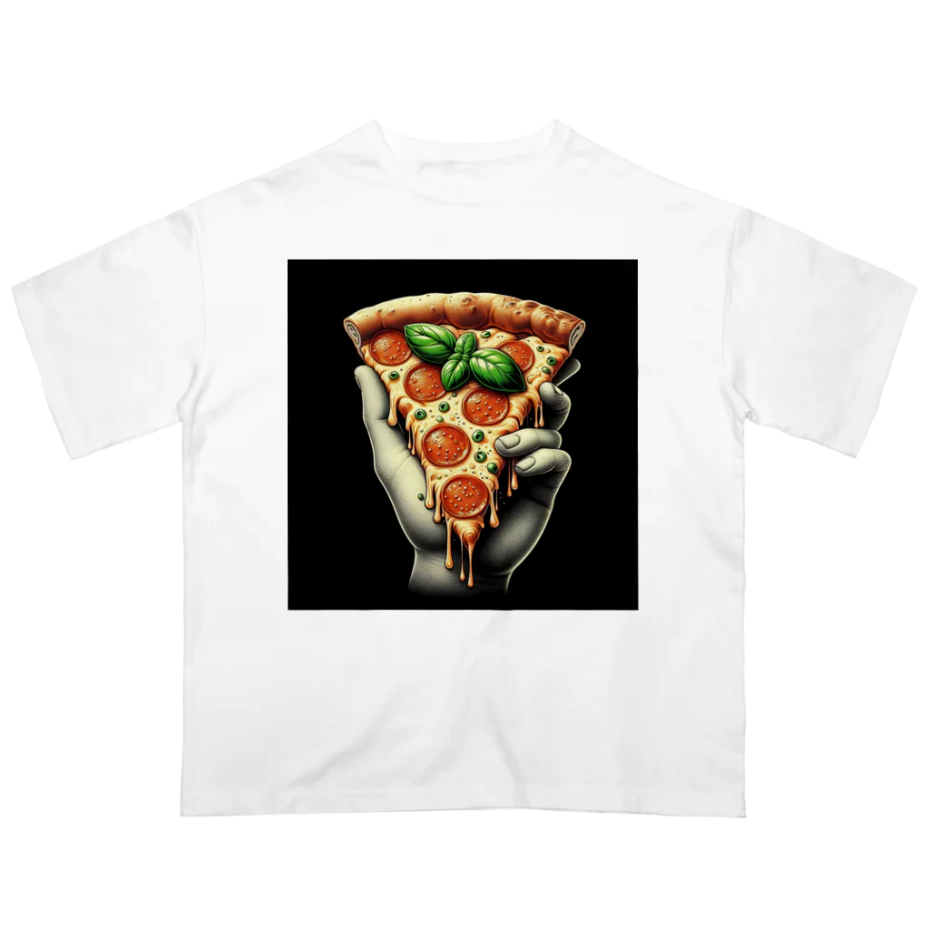 yuriseのおしゃれなpizzaのグッズ Oversized T-Shirt