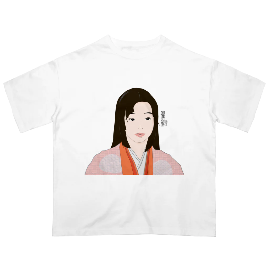 あられチャンネルの光る君へ　藤原彰子 オーバーサイズTシャツ