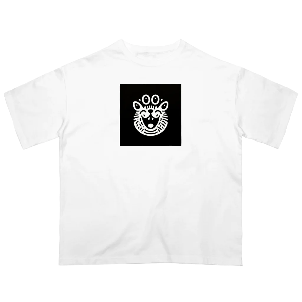 frogsystemの笑い猫２ オーバーサイズTシャツ