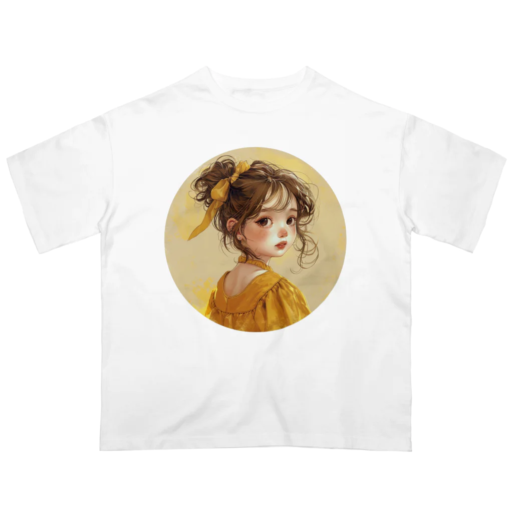 AQUAMETAVERSEの美少女・In the circle Tomoe bb 2712 Oversized T-Shirt