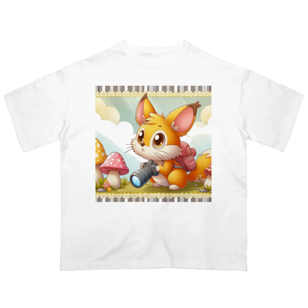 Wanderpaws-Tailsのきつねの冒険 Oversized T-Shirt