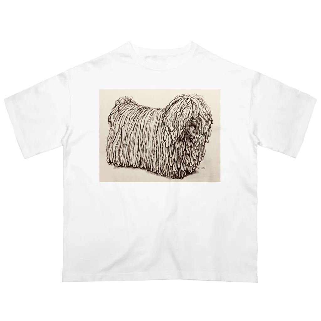 光平洋子のかしこいプーリー犬(歯) Oversized T-Shirt