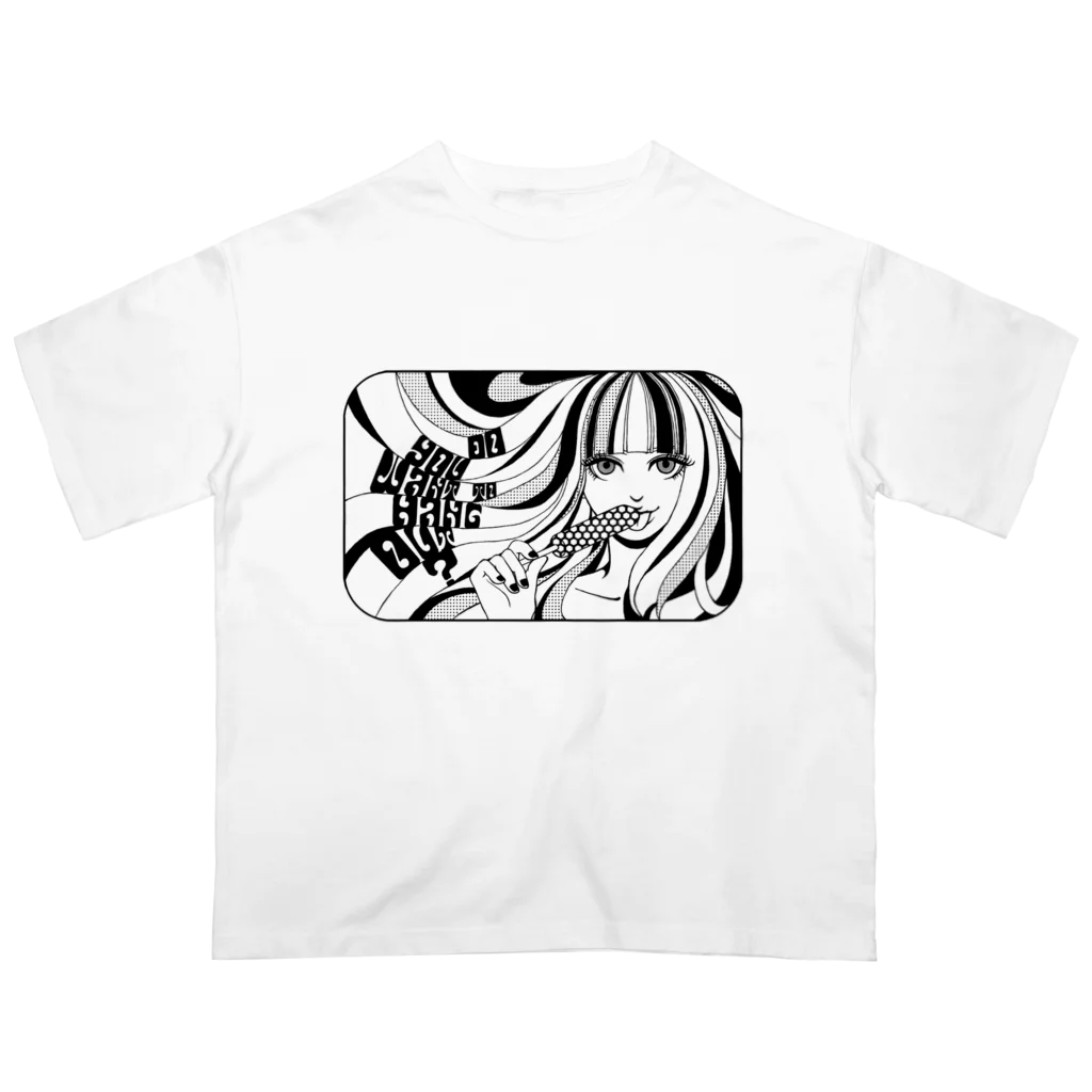 繭のCandy Girl Oversized T-Shirt