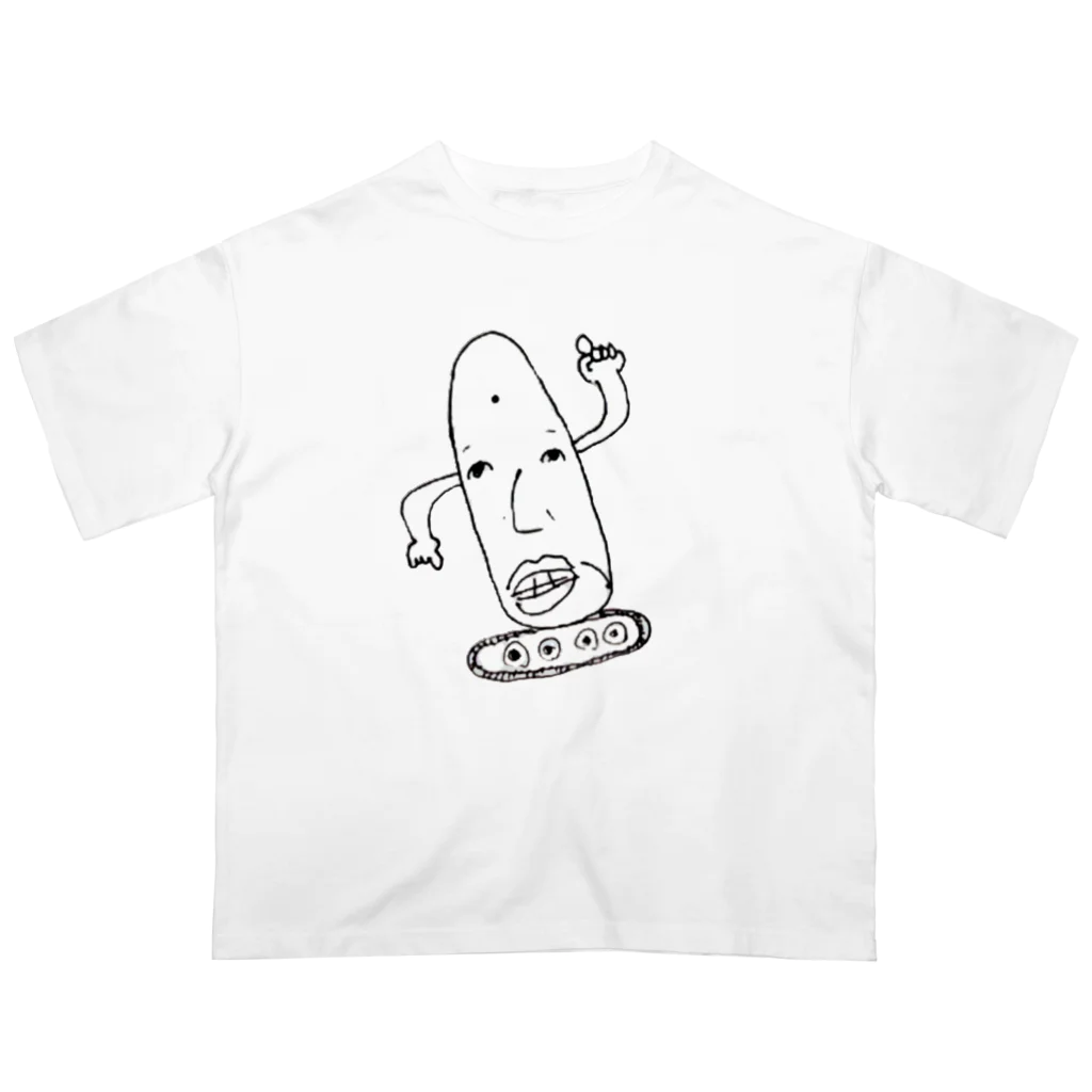 パラレルワールド直送便（パラ直）のモリワルデ・ヒモナリス(demo) オーバーサイズTシャツ