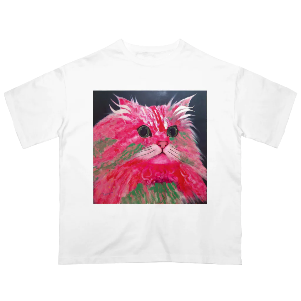 Ange Fleur （アンジュフルール）のRhodonite Cat（ロードナイト キャット） Oversized T-Shirt