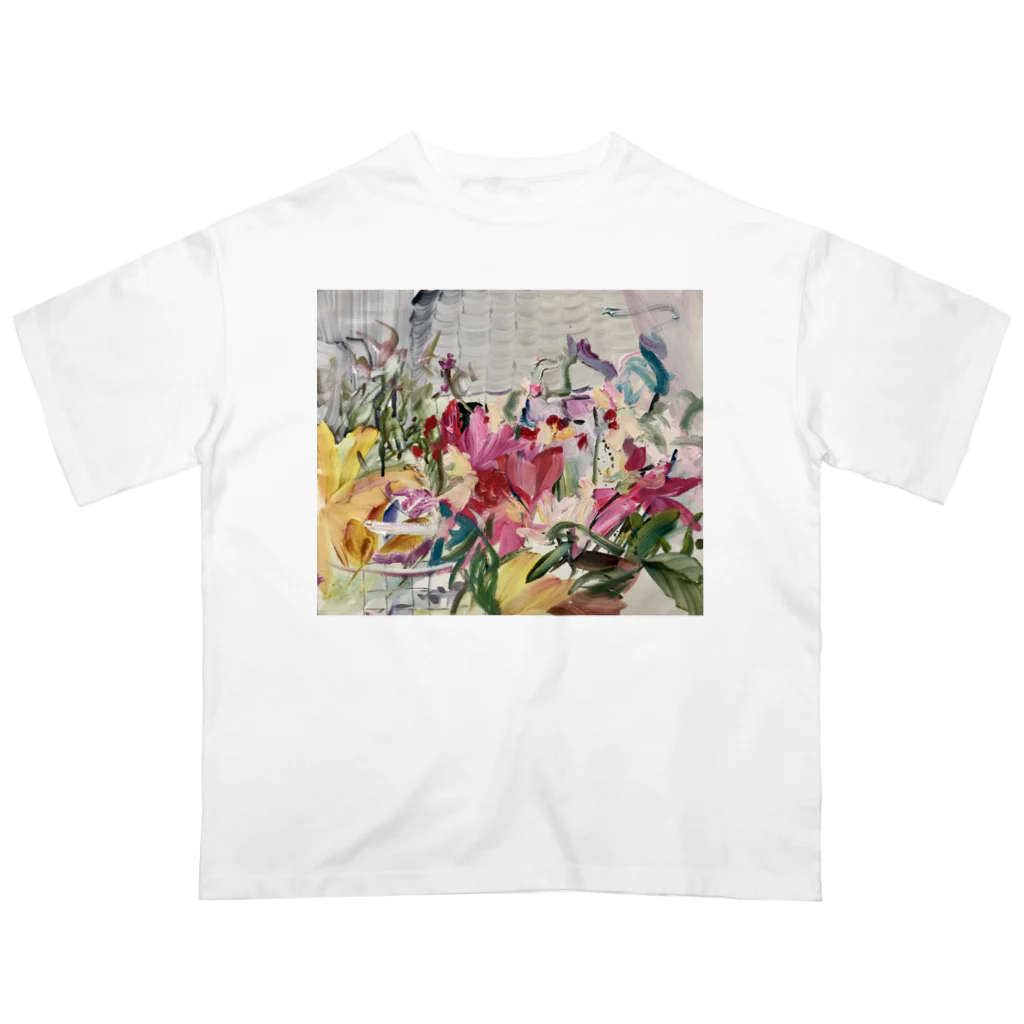 Aya Higuchiの「the hut, autumn garden🍁」Magcup Oversized T-Shirt