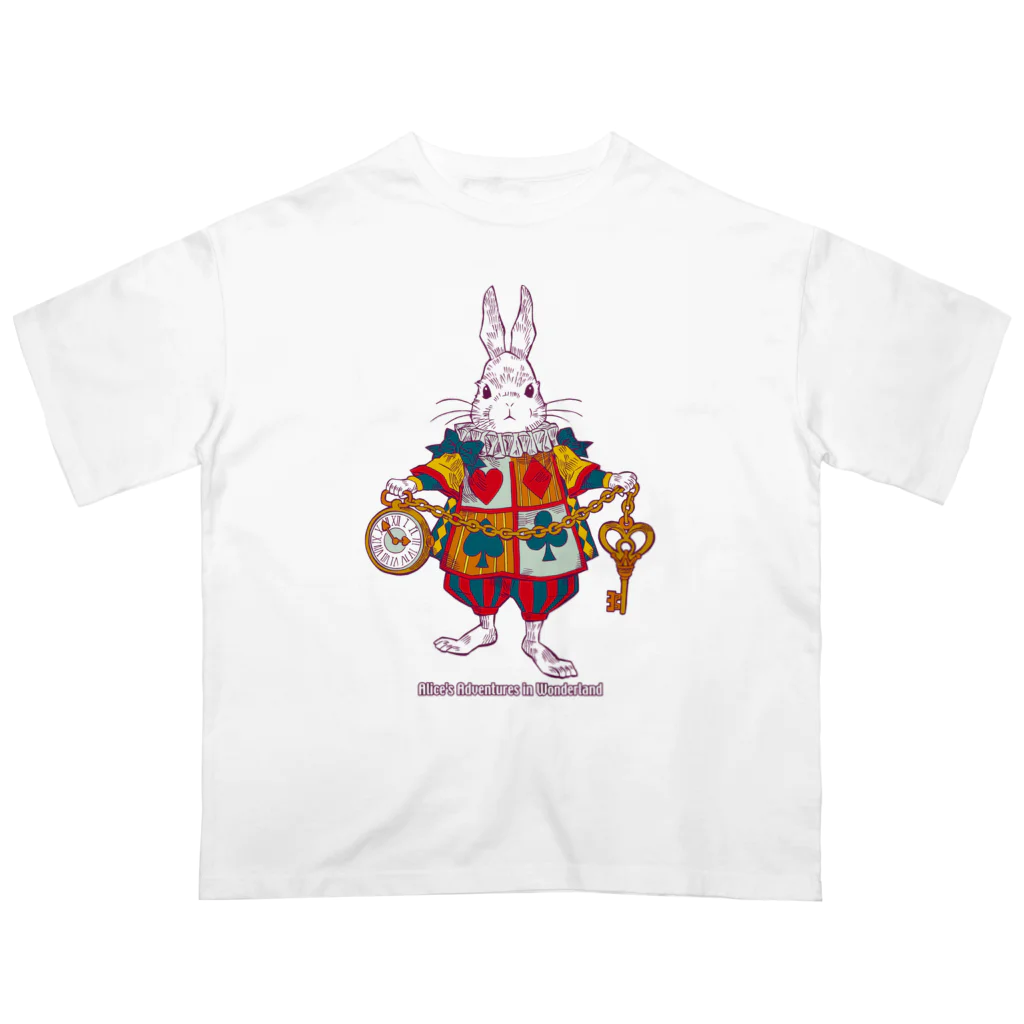 中島みなみのAlice White Rabbit アリスの白ウサギ Oversized T-Shirt