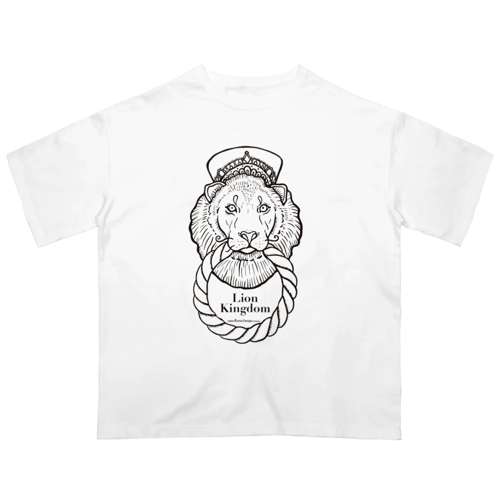 Annie Design okinawaのLion Kingdom オーバーサイズTシャツ