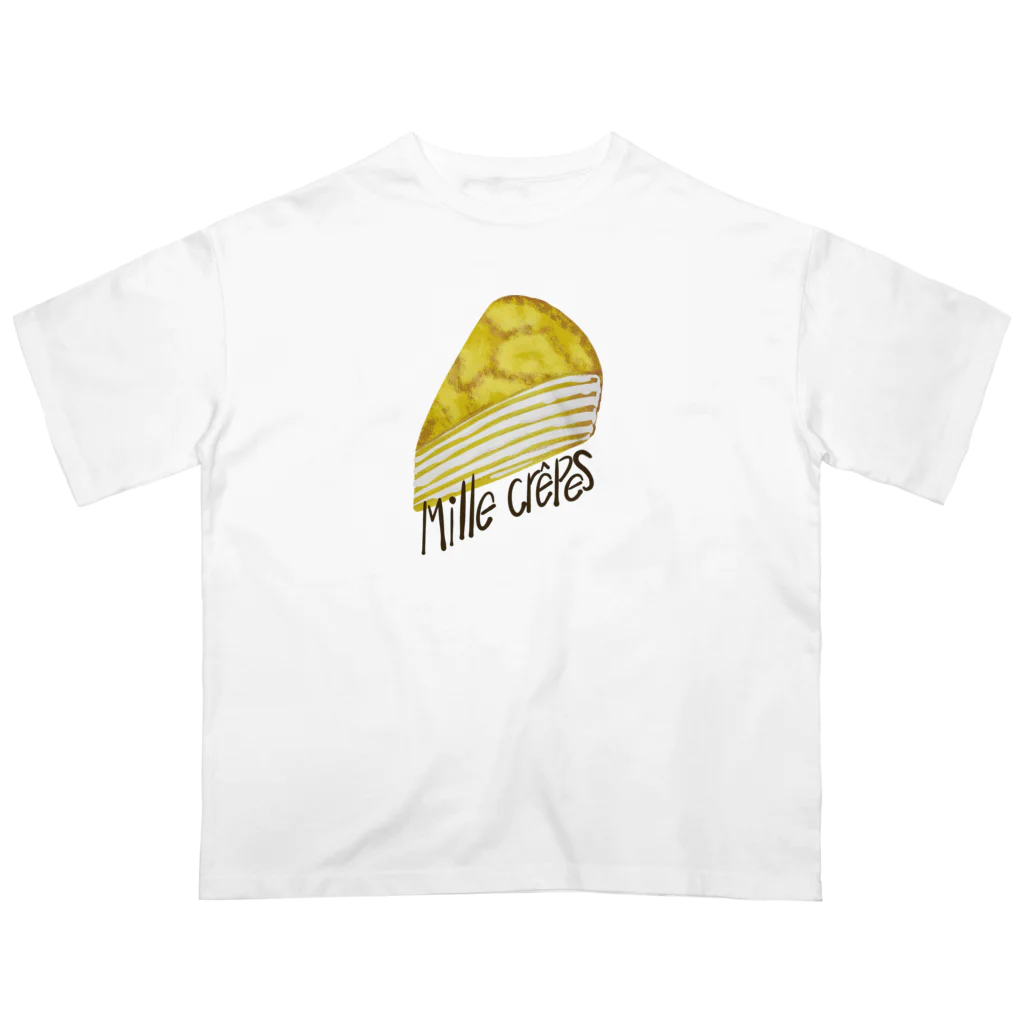 スロータイプ書店 Slowtype Booksのmille crepes ミルクレープ 075 オーバーサイズTシャツ