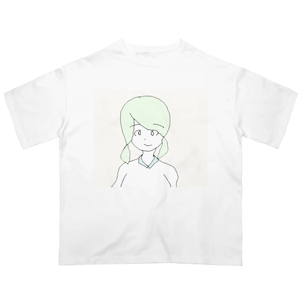 水草のナウ・ガール３９ Oversized T-Shirt