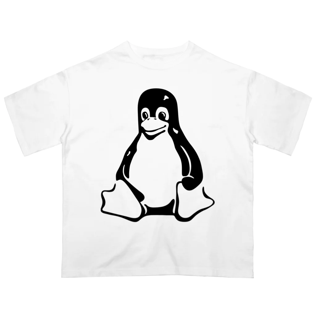 nishidemasamiのTuxくん Oversized T-Shirt