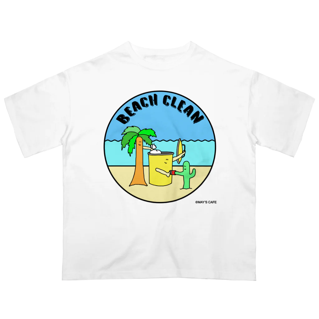 May's cafeのBEACH CLEAN オーバーサイズTシャツ