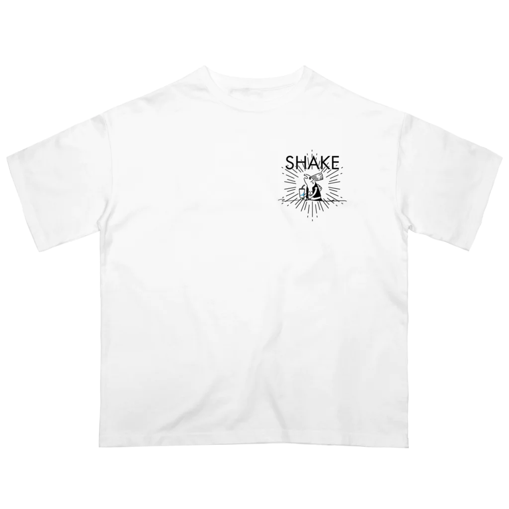 SHAKE屋の鮭SHEKE！！ オーバーサイズTシャツ