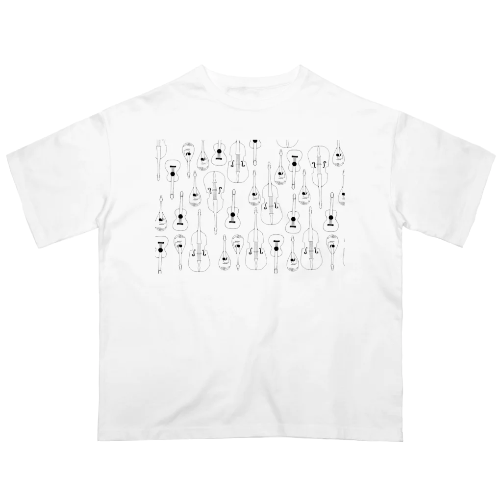 東風のマンドリンオーケストラ(MONOQLO) オーバーサイズTシャツ