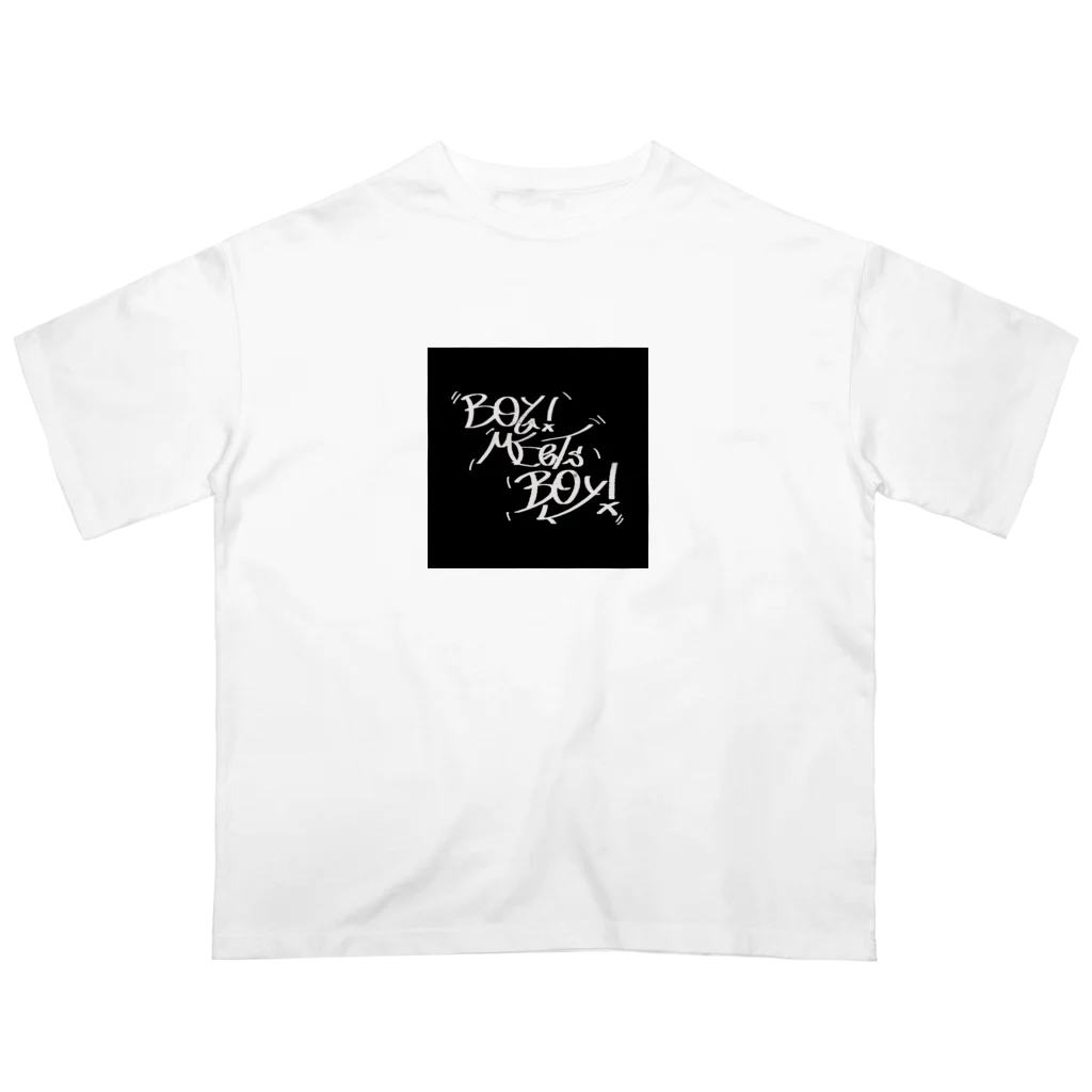 Boy Meets BoyのB!xMxB! SQUARE LOGO ver.Pre Lot オーバーサイズTシャツ