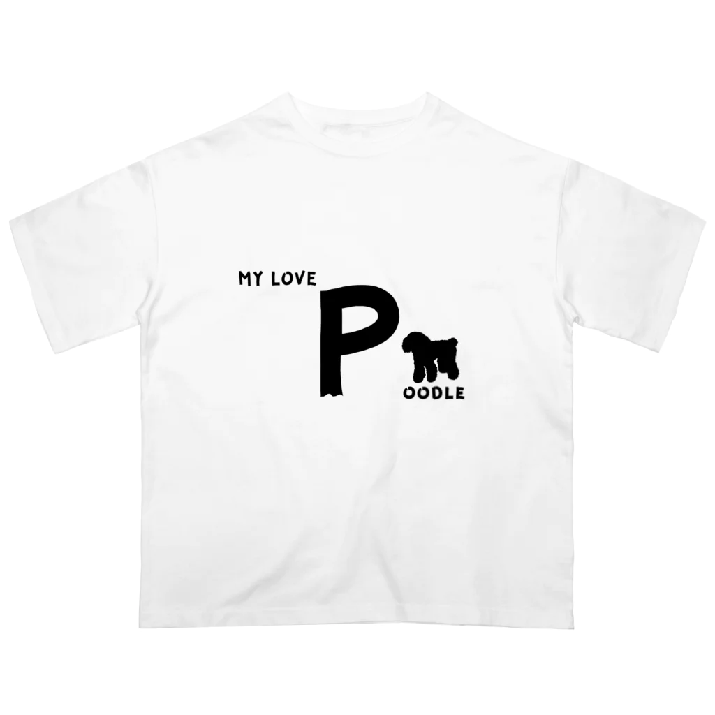 onehappinessのMY LOVE POODLE（プードル） Oversized T-Shirt