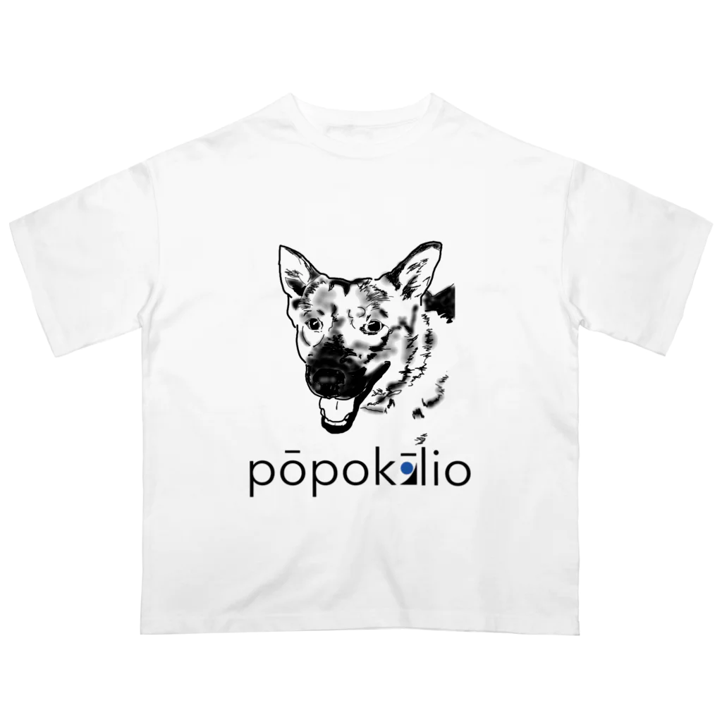 ナミノコ雑貨店のpopokilio スマイルDOG Oversized T-Shirt